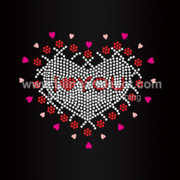 I Love You Rhinestone Transfers I Love You Rhinestone Transfers